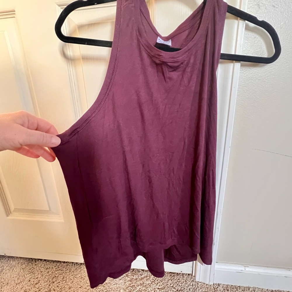 Athleta Burgundy Tank Top